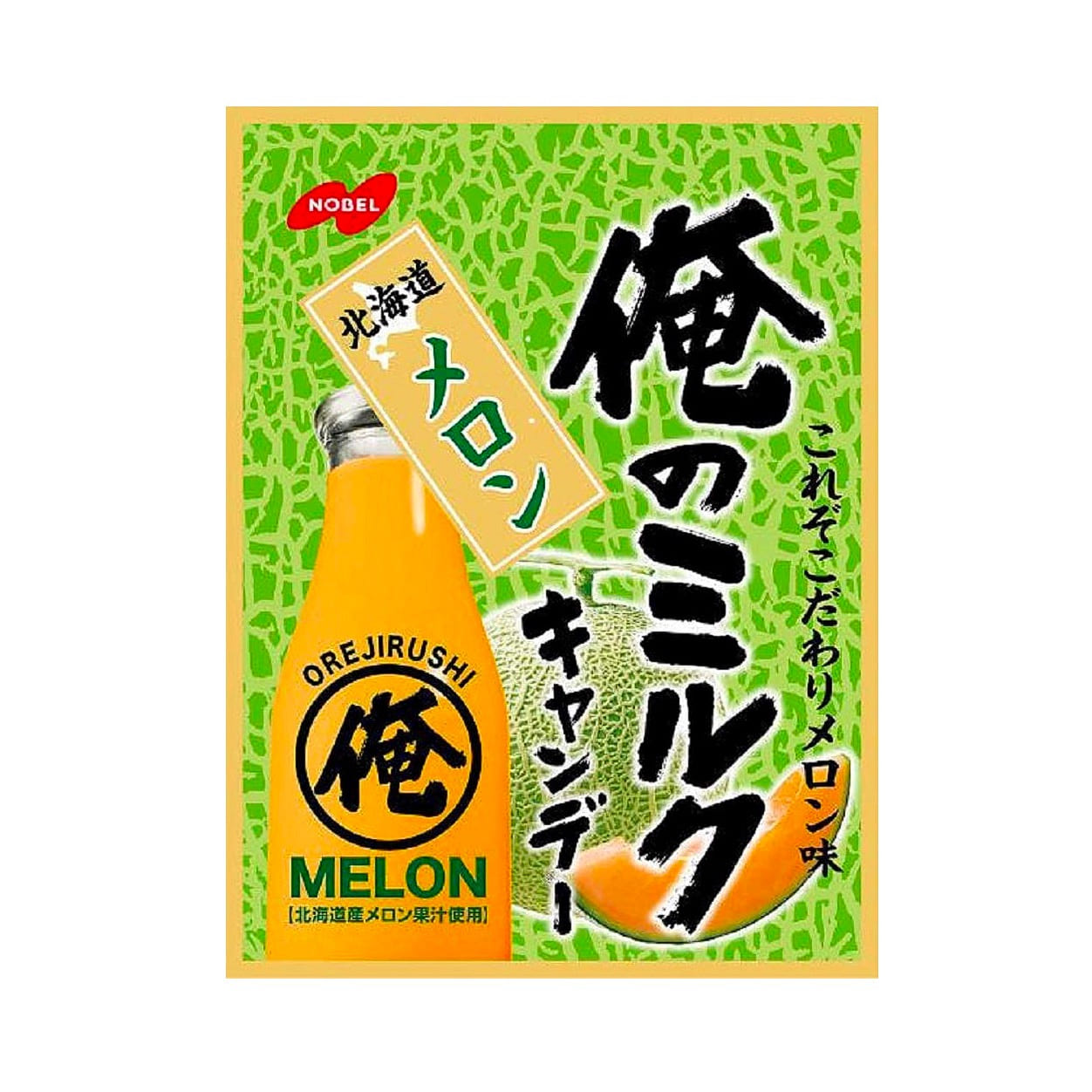 Japanese Milk Melon Hard Candy Sugar Pop Nobel 80g 1 each