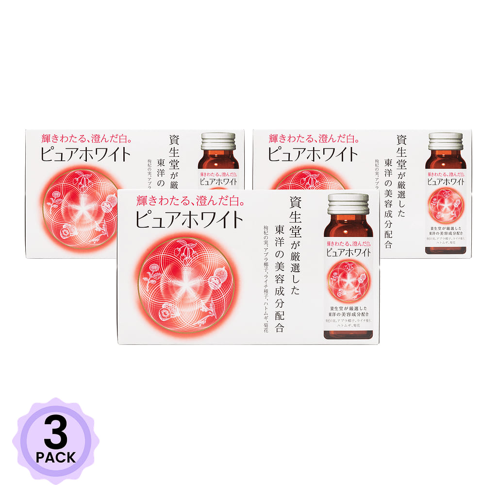 Shiseido Pure White Drink (50ml*10bottle) 1 box*3 pack