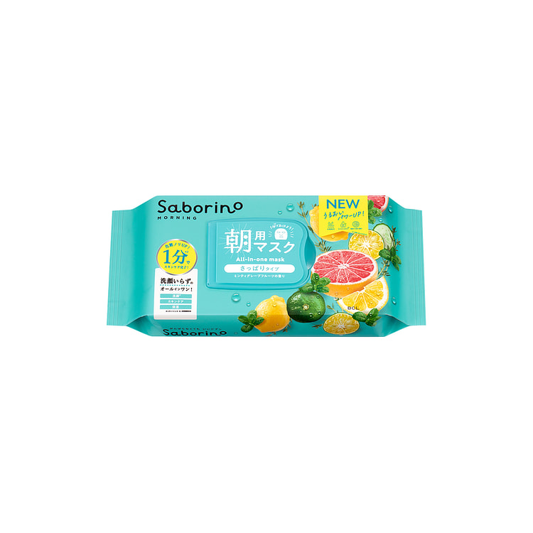 BCL Saborino 早安面膜清爽款 32枚