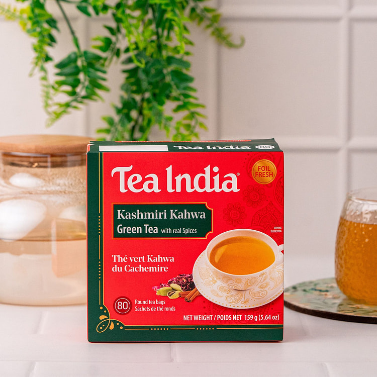 Tea India Kashmiri Kahwa 80 teabags 1 each