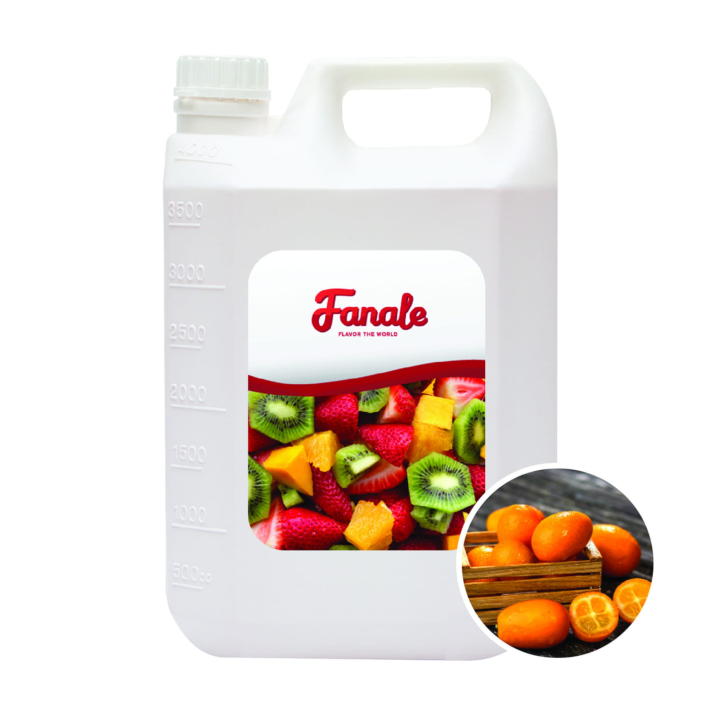 Fanale Premium Flavoring Syrup for Bubble Tea Kumquat Flavor 11 lb