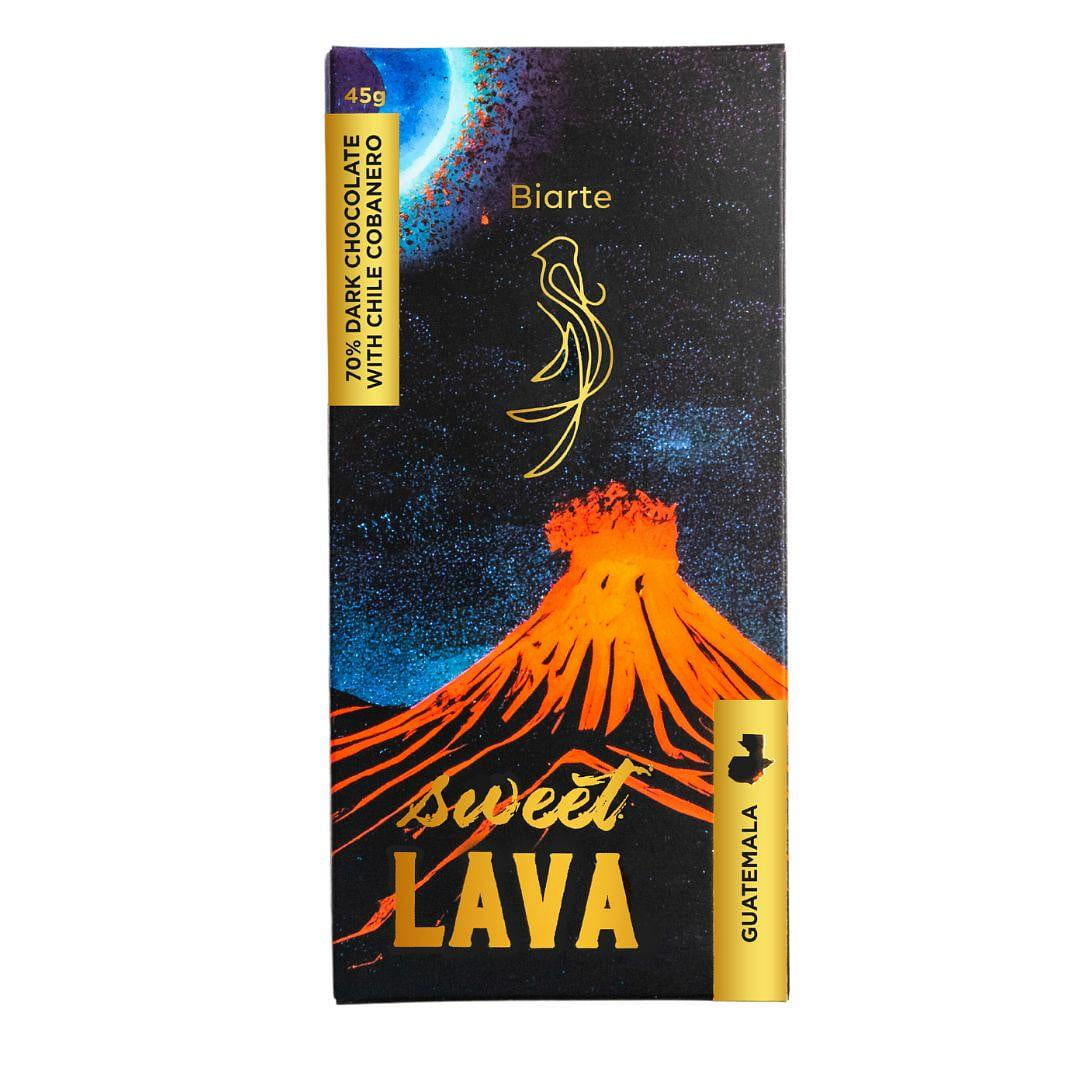 Sweet Lava 70% Dark Chocolate with Chile Cobanero 45 g