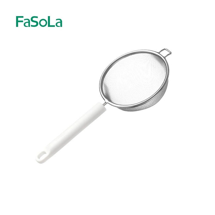FaSoLa 过滤筛 家用厨房蛋挞液面粉筛 1 份