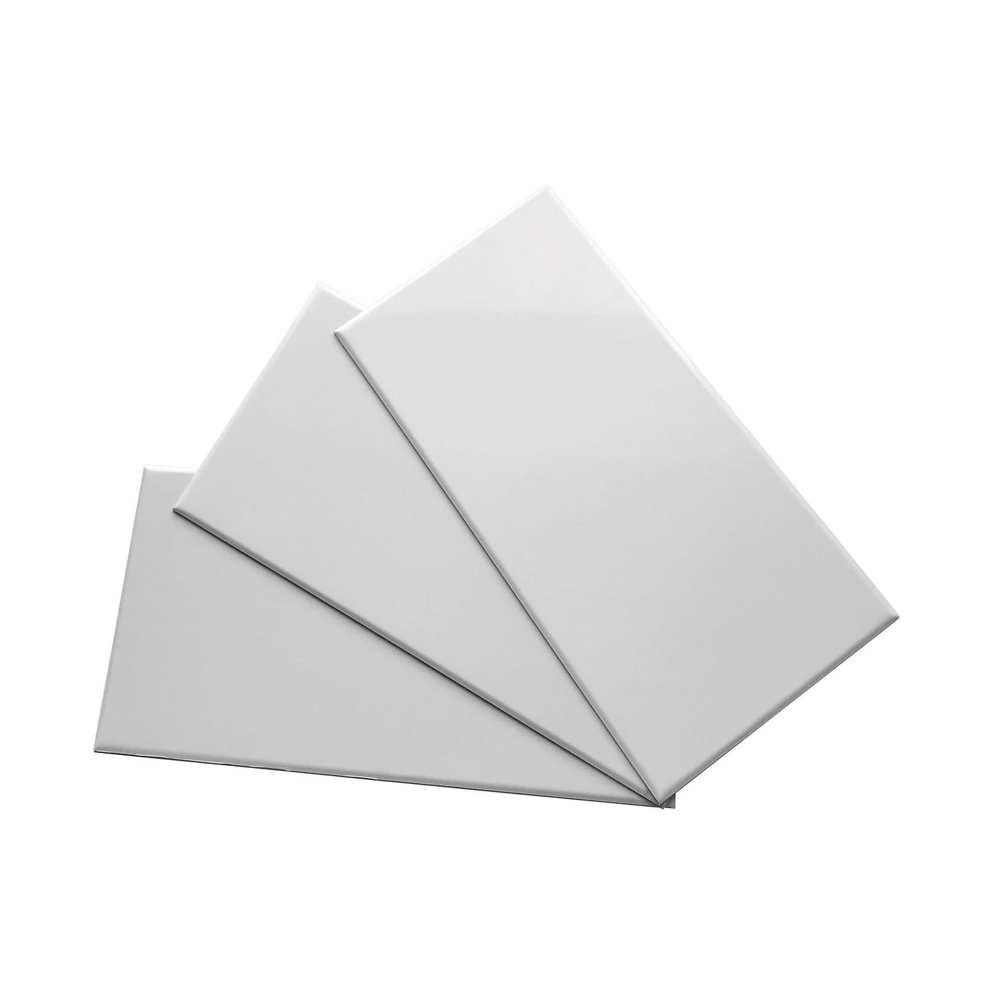 VER-Q Metal Tile Glossy White (50 sheets) 50 count