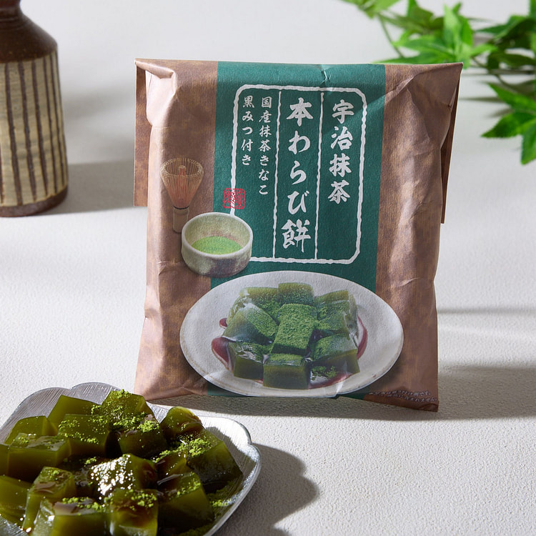 宇治抹茶绿茶蕨麻糬