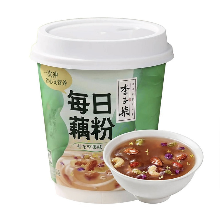 李子柒 每日藕粉 桂花坚果味30g 1 份
