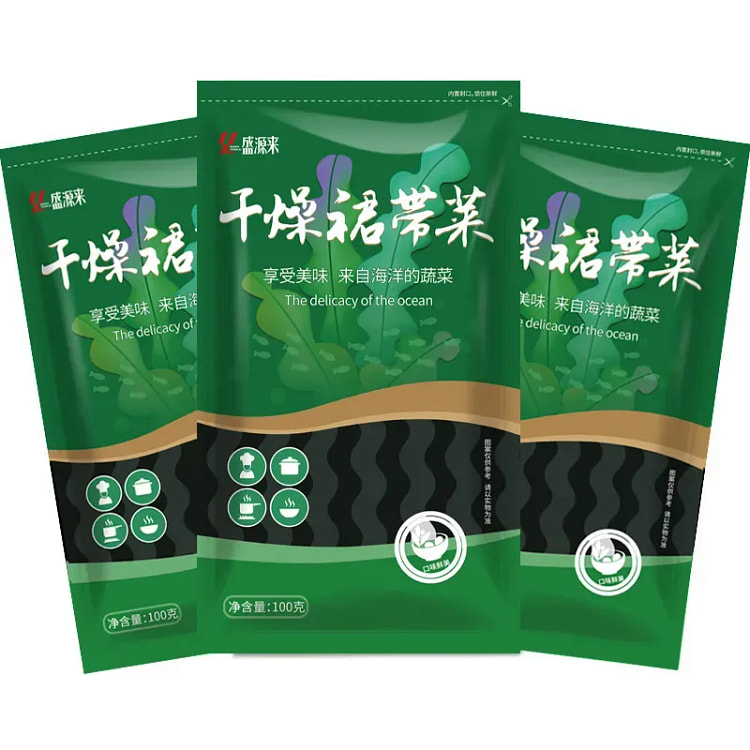 Dried wakame and dried kelp 100 g