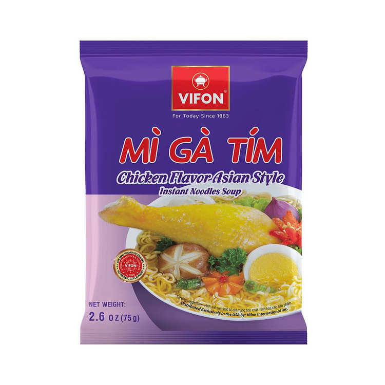 VIFON 紫色鸡肉面 (5包) 2.65 盎司*5 包 (min 5)