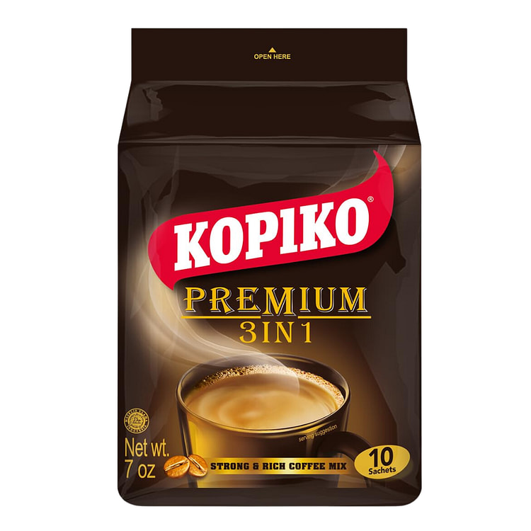 Kopiko 高级 三合一浓咖啡 7 盎司