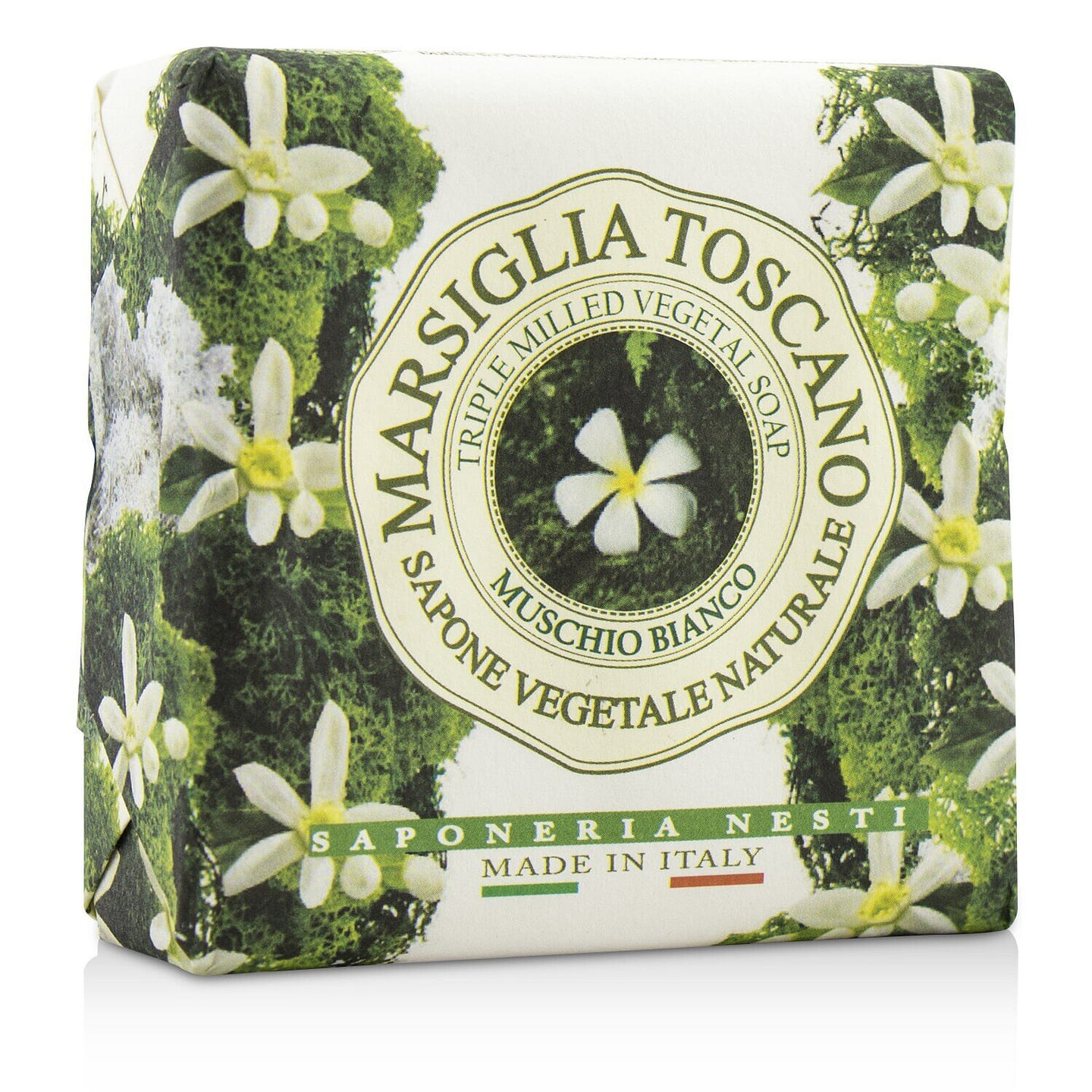 Nesti Dante Marsiglia Toscano Triple Milled Vegetal Soap – Muschio Bianco 200 g