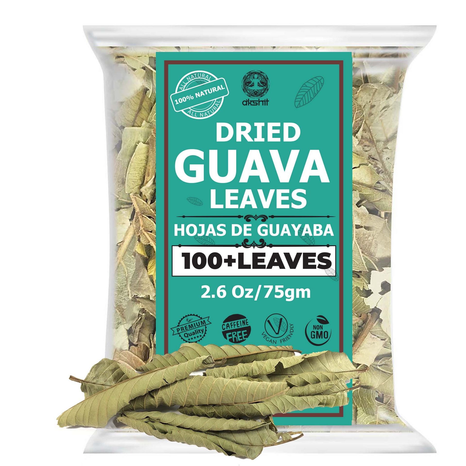 Dried Guava Leaves 2.6 oz, Guava Leaf for Tea 2.6 oz