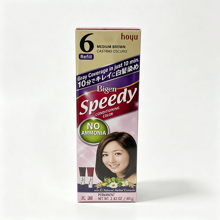Bigen Speedy Ammonia-Free Perm Refill 6 Chestnut 1 box