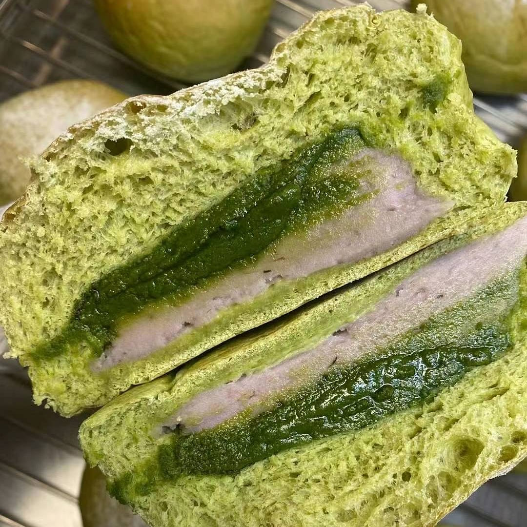 【美国现做】MOOTEA 芋泥抹茶奶酥欧包 280 克