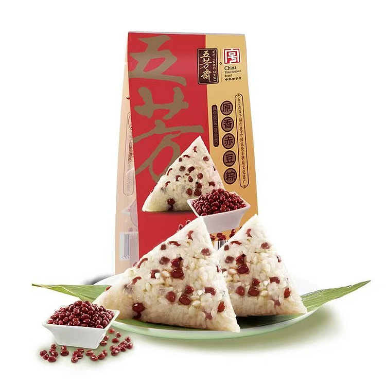 五芳斋 中国第一品牌 原香赤豆粽子100g*2