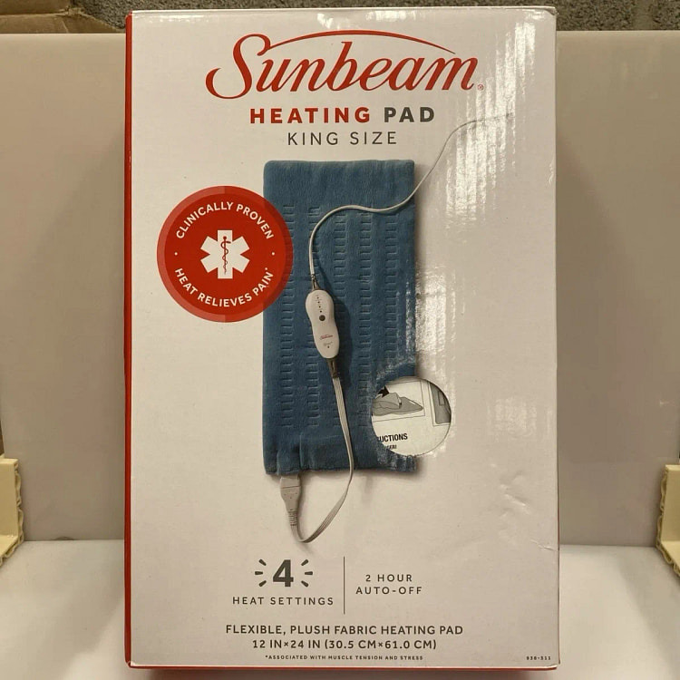 Sunbeam XL Heating Pad King Size 12x24 Electric He 1 pack