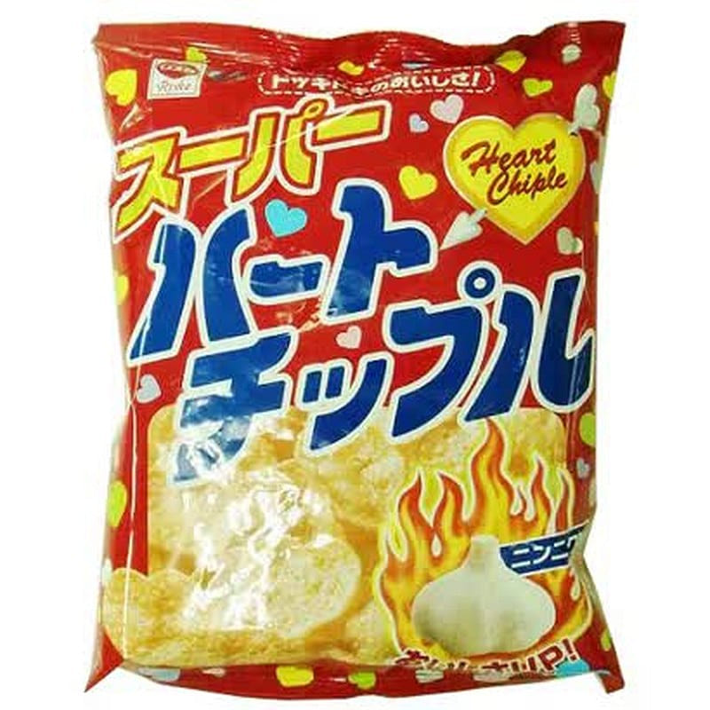 Risuka Super Heart Chipple Large Size 63g [Snack] 1 each