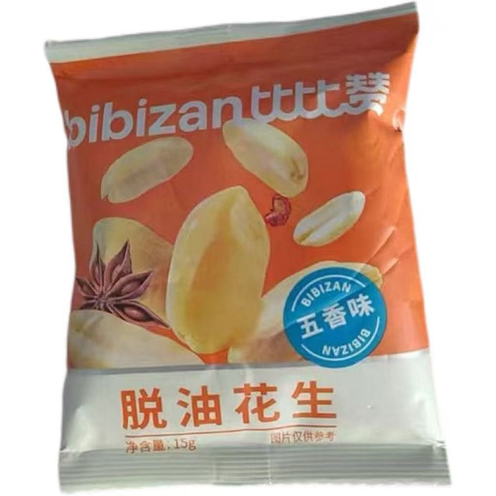 De-oiled Peanuts, Five-Spice Flavor, 15g*5 Packs 5 pack
