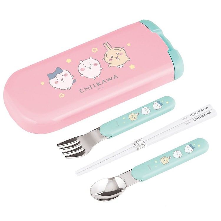 OSK Chiikawa Dancing HIkifuta Trio Chopstick Set 1 count