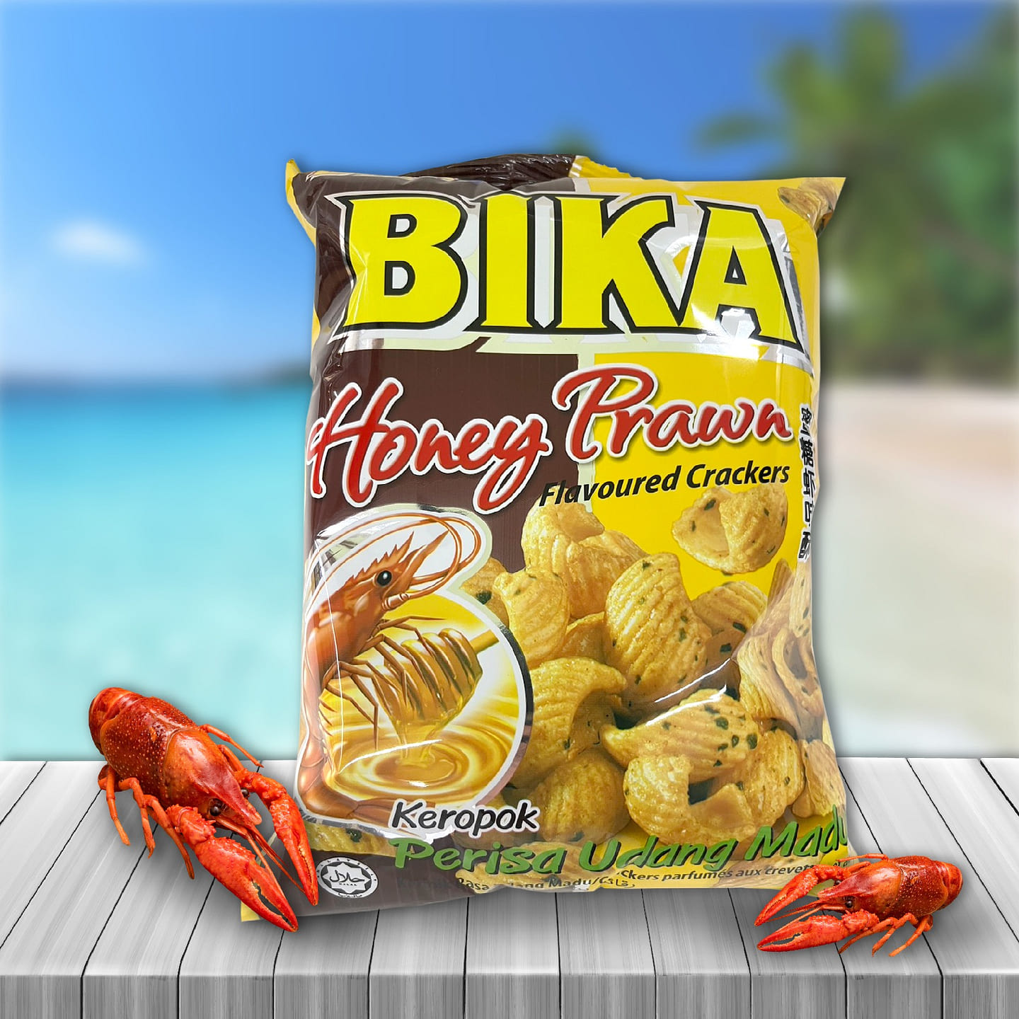Bika Honey Prawn Cracker 70 オンス