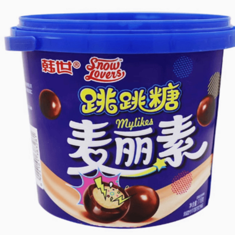 韩世 跳跳糖麦丽素桶装118g