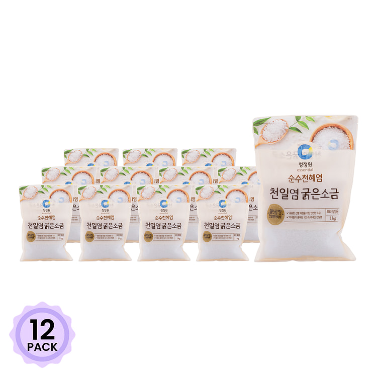清净园 海盐(粗) 2.2 磅*12 包