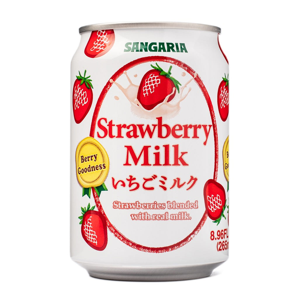 日本 Sangaria 醇厚草莓牛奶 265 毫升