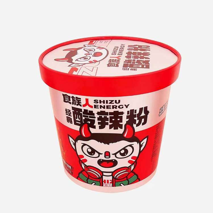 食族人经典酸辣粉130g*1红薯粉冲泡速食方便食品 (min 2)