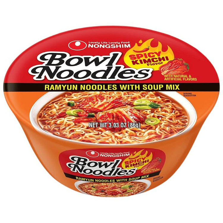 [Nongshim] 辣白菜拉面 - 1碗 3.03 盎司 (min 2)