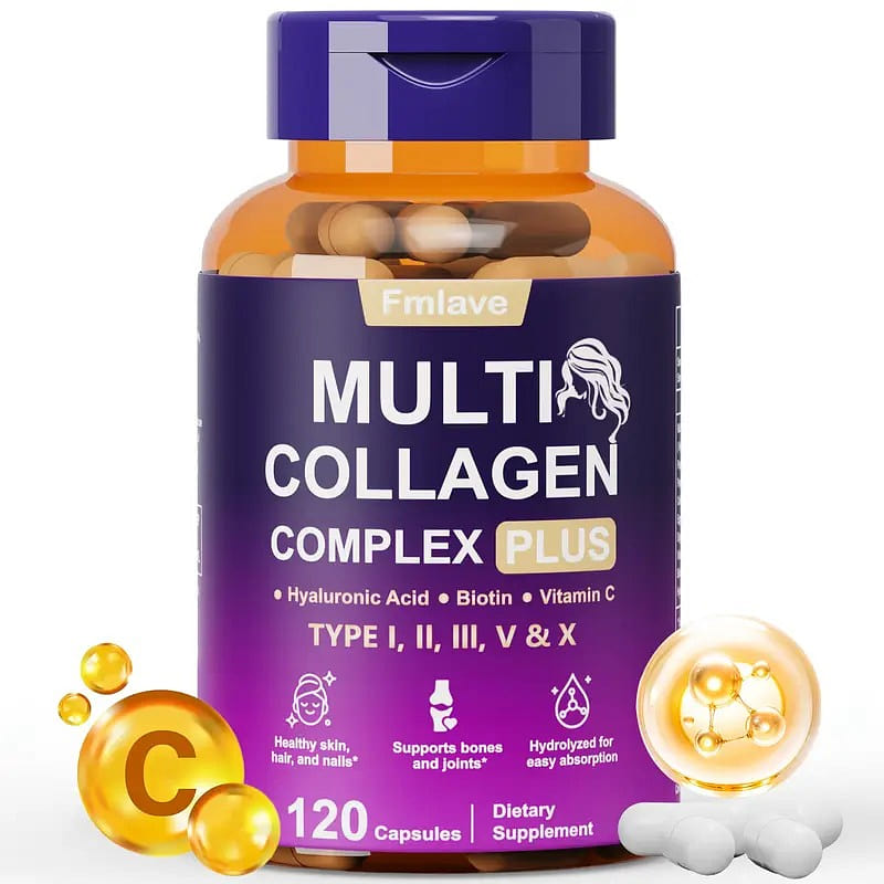 Fmlave Multi Collagen Complex Supplement 120 count