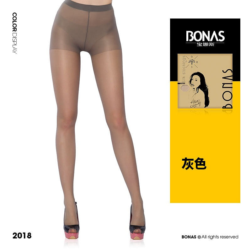 Sheer Tights for Women 20D High Waist Pantyhose Superthin Color: Grey 1 count
