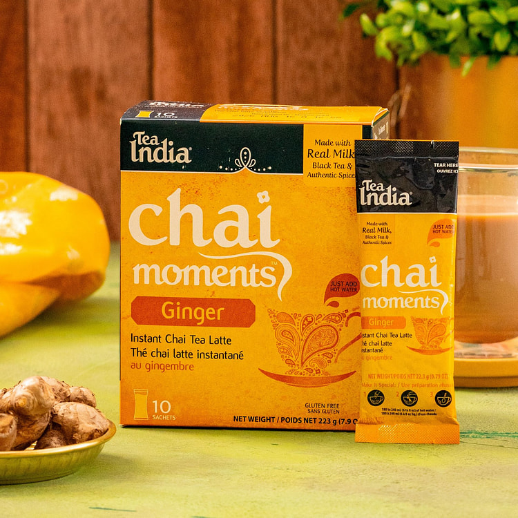 Tea India Chai Moments Ginger Instant Chai Latte 1 each