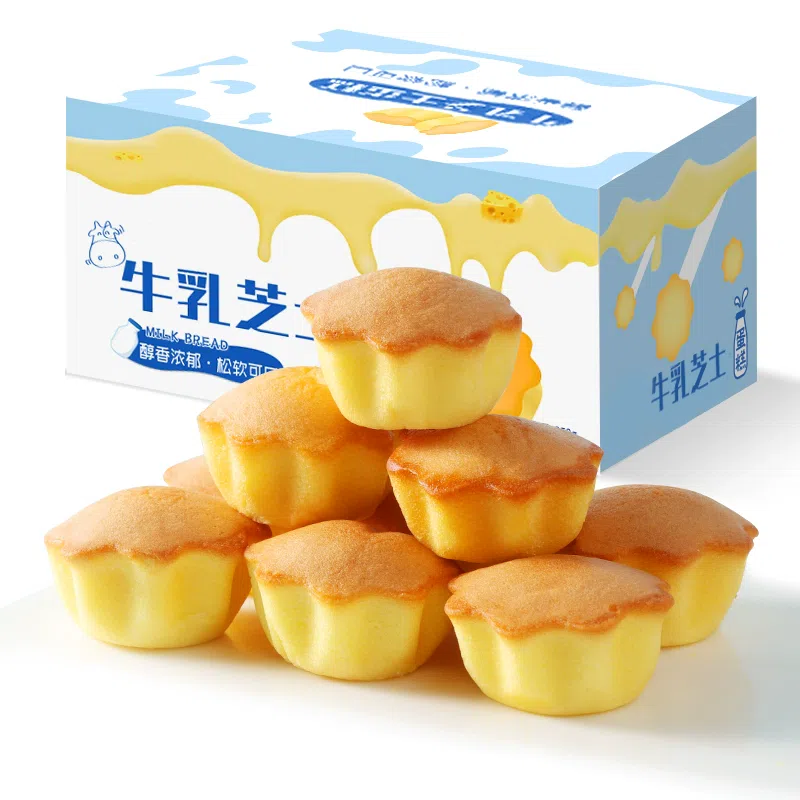 Xingxiang breakfast bread children’s milk cheese cake casual healthy snacks 250g*1 box 250 g