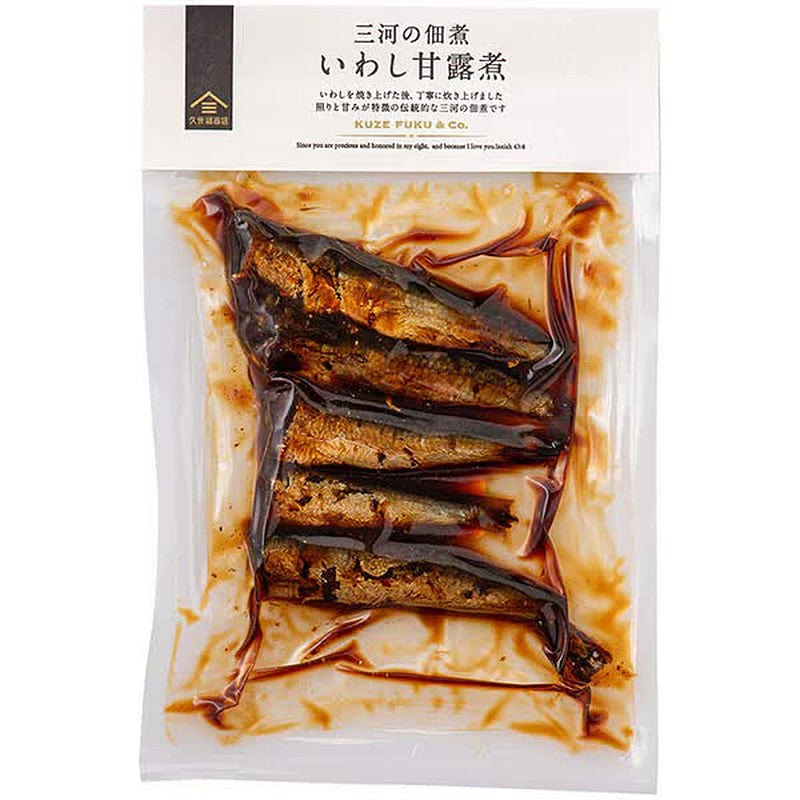 Kuze Fuku Mikawa Sweet Sardines Tsukudani 95g 1 each