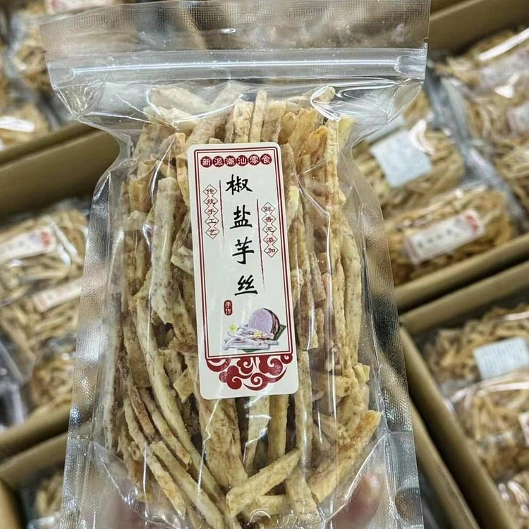 潮汕特产芋头条椒盐味休闲小吃芋头丝