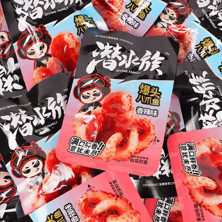 潜水族八爪鱼辣味15g*10袋 150 克
