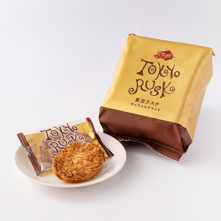 【日本直邮】 TOKYO RUSK  优质杏仁   脆饼   8片装