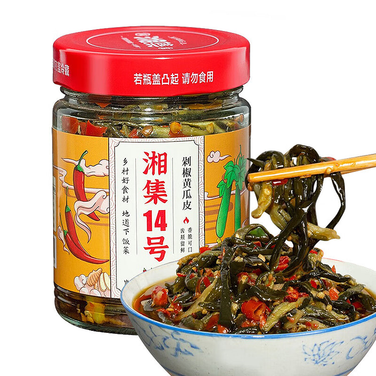 湘集14号剁椒黄瓜皮 下饭菜咸菜榨菜 238 克