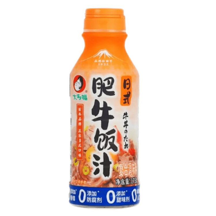 大多福   日式肥牛饭汁   275g*1瓶