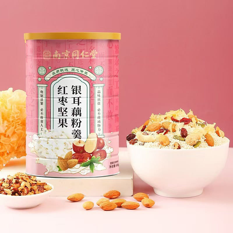 Jujube nut white fungus lotus starch 600g*1 can 600 g