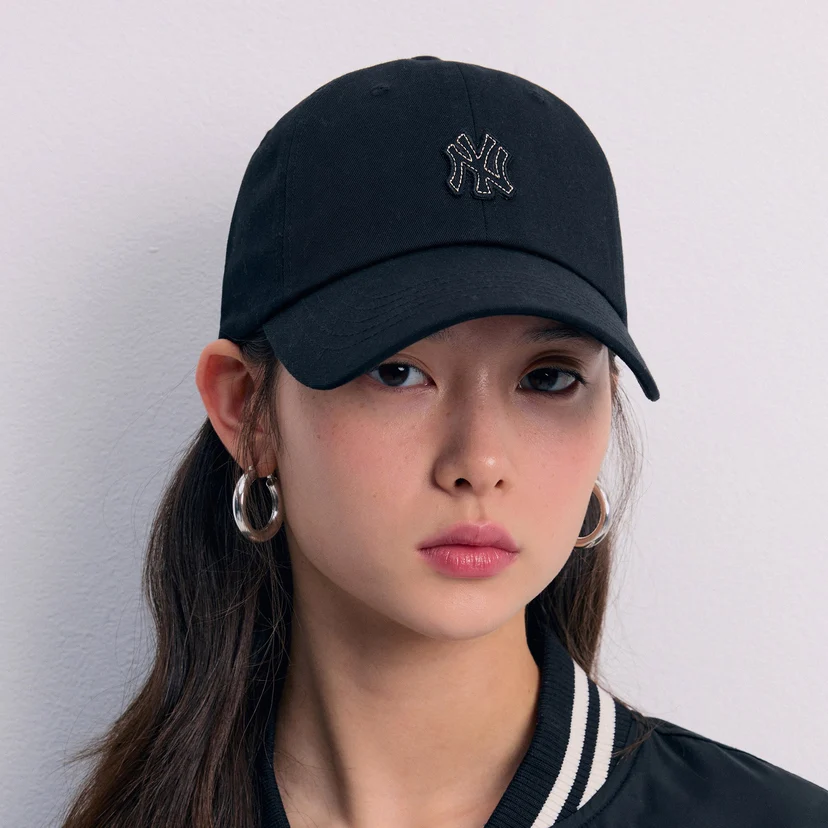 ★MLB Korea★ Basic Coopers Washed Unstructured Ball Cap NY Jual MLB Korea Denim Coopers Unstructured Ball Cap - NY