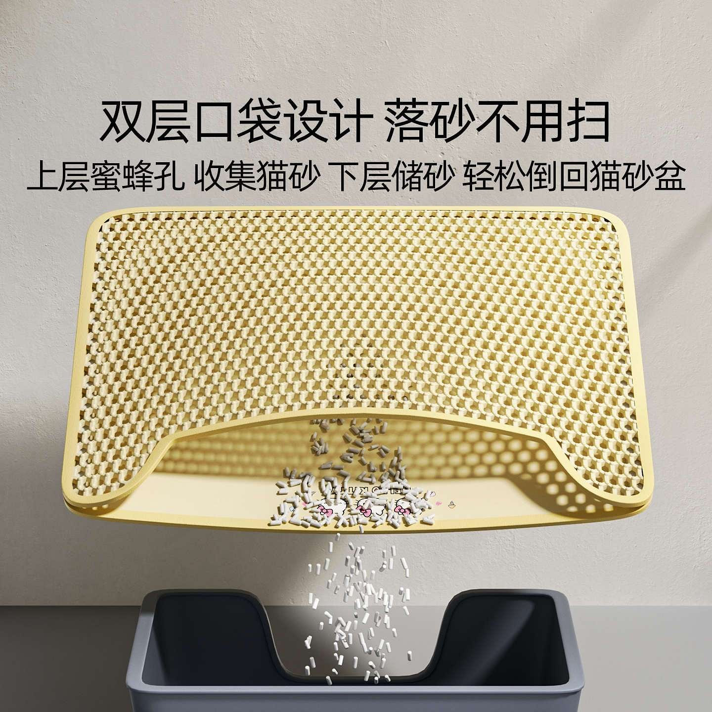 Cat Litter Mat Double-Layer Thickened 1 each
