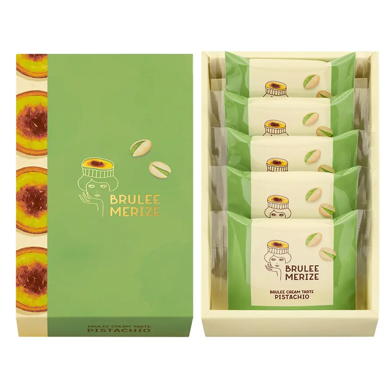 Get BRULEE MERIZE Pistachio Cream Tarts Pack of 5 pcs Delivered