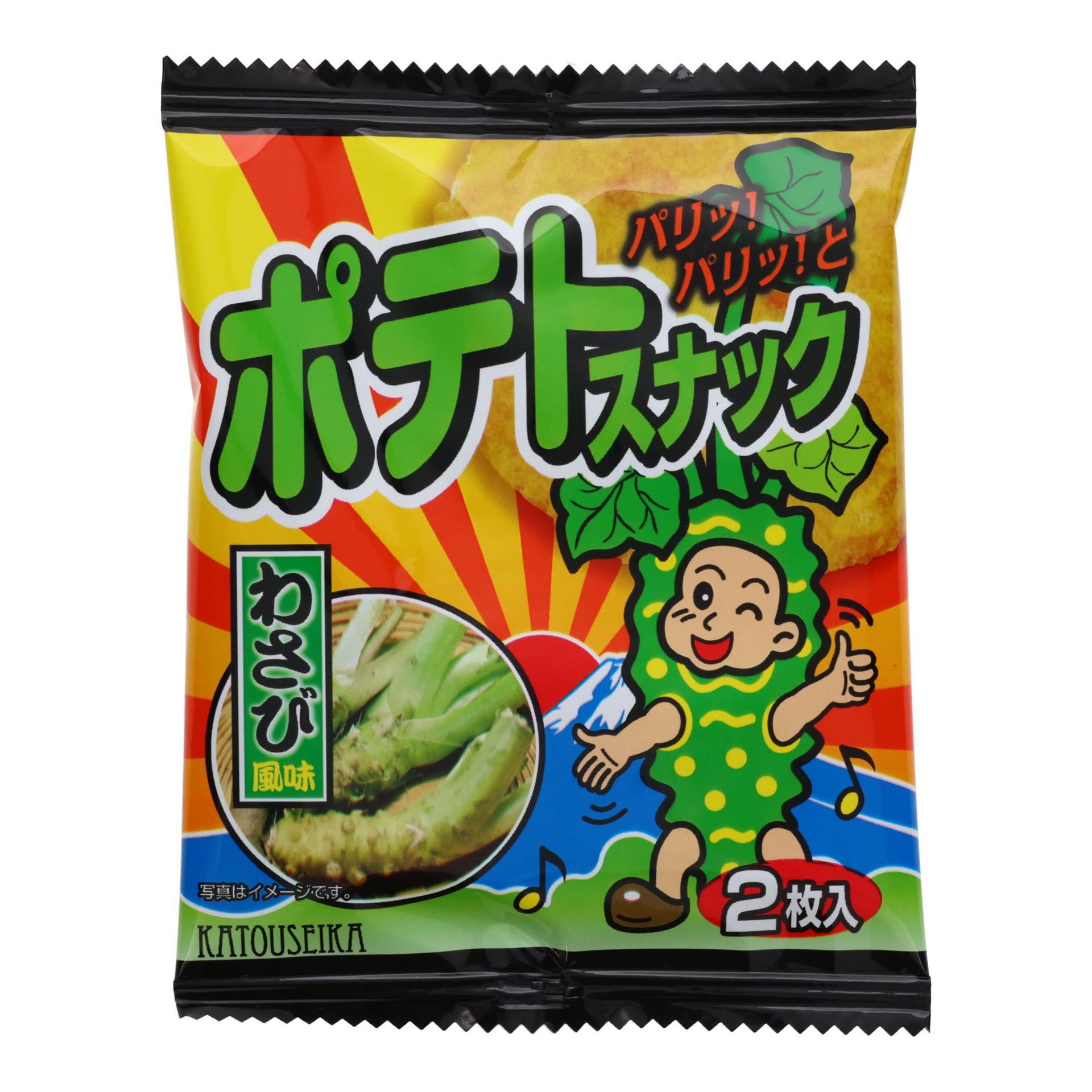 Potato Crisps Wasabi (10 pieces) 105 그램