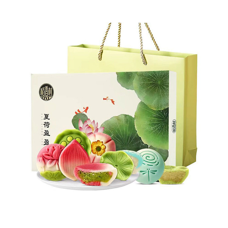 稻香村 夏荷盈盈 中华老字号 新中式糕点礼盒 260g*1盒