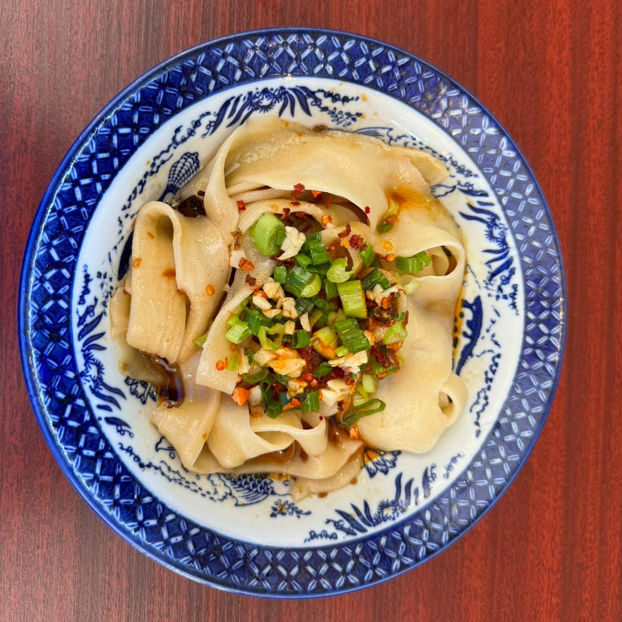 Signiture Flat Noodle with Chili oil 1 phần