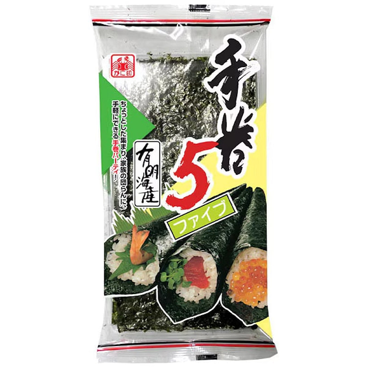 蟹印有明海手卷海苔 5片产品规格 1 份