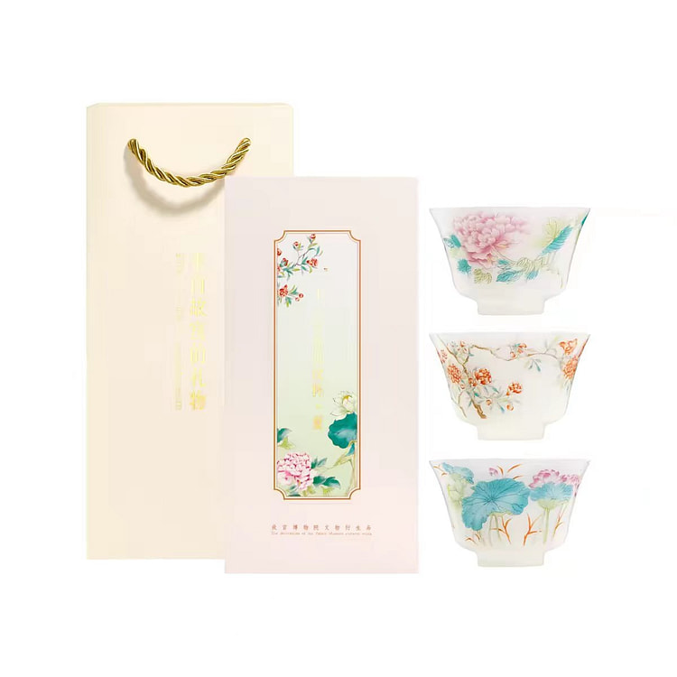 December Flower Pattern Cup - Summer Gift Box 1 each