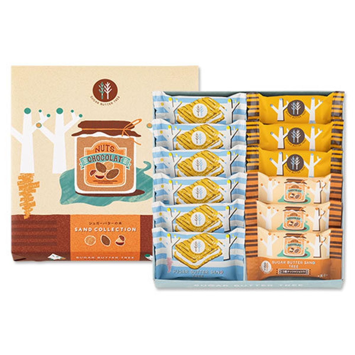 Get SUGAR BUTTER TREE Three Flavor Cookie Set 12pc Delivered Weee