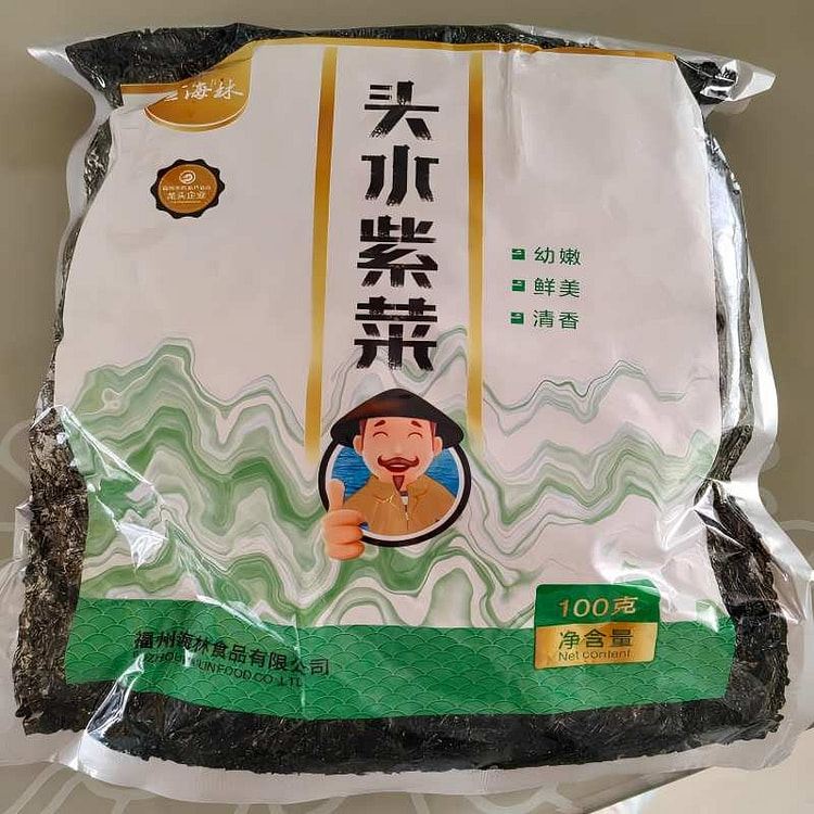 金海林霞浦头水紫菜干100g*3 100 克