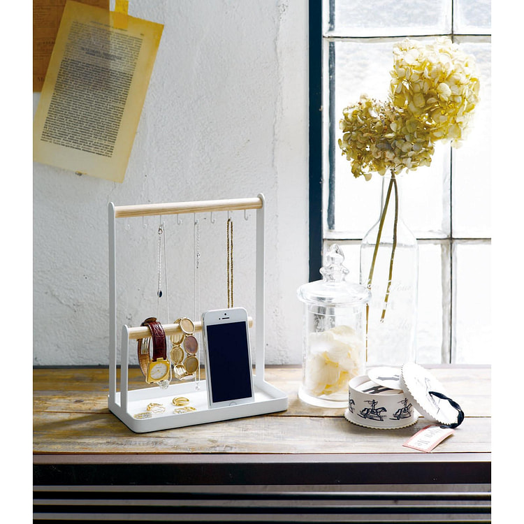 Jewelry + Accessory Display - Steel + Wood